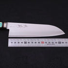 Santoku VG-1 Polished Western Copper Handle 165mm-Polished-VG-1-Western Handle-[Musashi]-[Japanese-Kitchen-Knives]