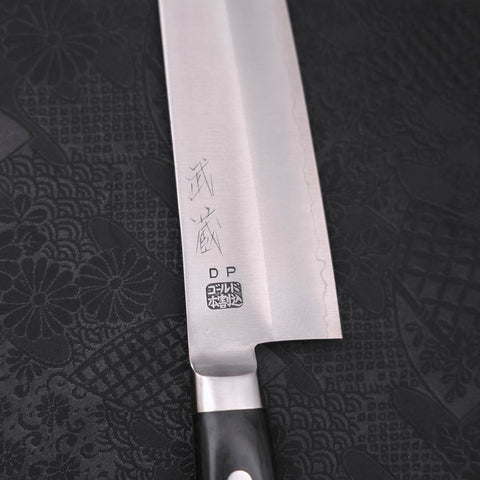 Santoku VG-1 Polished Western Handle 170mm-Polished-VG-1-Western Handle-[Musashi]-[Japanese-Kitchen-Knives]