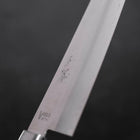 Santoku VG-1 Polished Western Mahogany Blue Handle 170mm-Polished-VG-1-Western Handle-[Musashi]-[Japanese-Kitchen-Knives]