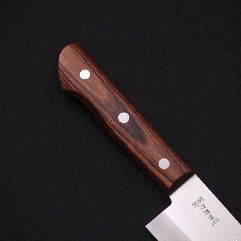 Santoku VG-1 Polished Western Mahogany Handle 165mm-Polished-VG-1-Western Handle-[Musashi]-[Japanese-Kitchen-Knives]