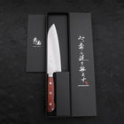 Santoku VG-1 Polished Western Mahogany Handle 170mm-Polished-VG-1-Western Handle-[Musashi]-[Japanese-Kitchen-Knives]