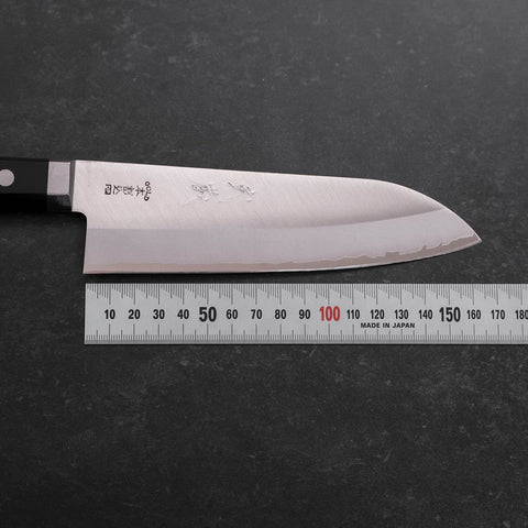 Santoku VG-1 Polished Western Square-Shaped Handle 165mm-Polished-VG-1-Western Handle-[Musashi]-[Japanese-Kitchen-Knives]