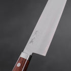 Santoku VG-1 Tsuchime Western Mahogany Handle 165mm-Tsuchime-VG-1-Western Handle-[Musashi]-[Japanese-Kitchen-Knives]