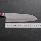 Santoku VG-1 Tsuchime Western Mahogany Handle 165mm-Tsuchime-VG-1-Western Handle-[Musashi]-[Japanese-Kitchen-Knives]