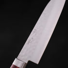 Santoku VG-1 Tsuchime Western Red Handle 135mm-VG-1-Damascus-Western Handle-[Musashi]-[Japanese-Kitchen-Knives]