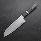 Santoku VG-10 Damascus Maple Handle 165mm-VG-10-Damascus-Japanese Handle-[Musashi]-[Japanese-Kitchen-Knives]