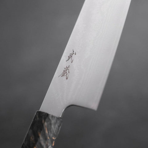 Santoku VG-10 Damascus Maple Handle 165mm-VG-10-Damascus-Japanese Handle-[Musashi]-[Japanese-Kitchen-Knives]