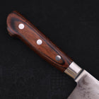 Santoku VG-10 Damascus Western Mahogany Handle 180mm-VG-10-Damascus-Western Handle-[Musashi]-[Japanese-Kitchen-Knives]