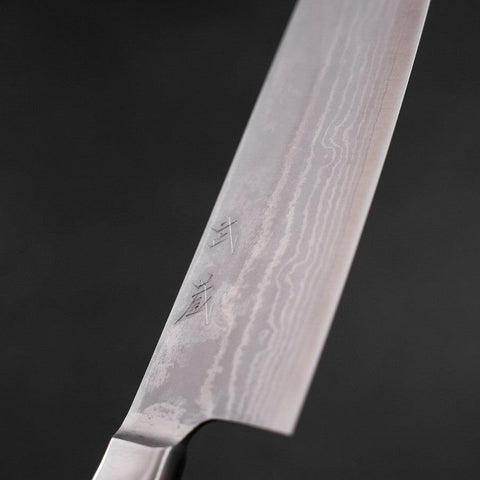 Santoku VG-10 Damascus Western Quince Handle 170mm-VG-10-Damascus-Western Handle-[Musashi]-[Japanese-Kitchen-Knives]