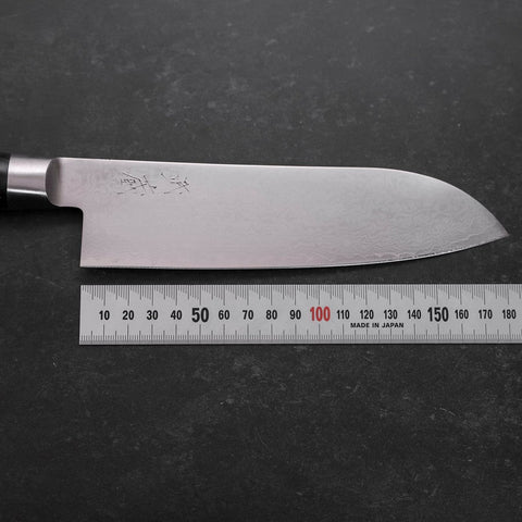 Santoku VG-10 Damascus Western Round Handle 180mm-VG-10-Damascus-Western Handle-[Musashi]-[Japanese-Kitchen-Knives]