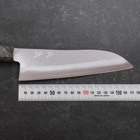 Santoku VG-10 Polished Marbled Maple Handle 180mm-VG-10-Polished-Japanese Handle-[Musashi]-[Japanese-Kitchen-Knives]