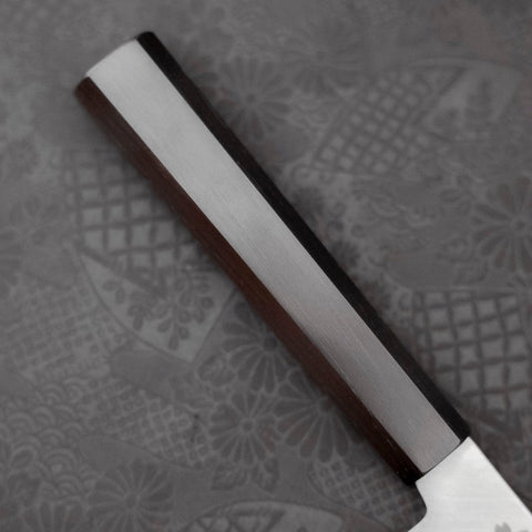 Santoku VG-10 Polished Sakura Ebony Handle 150mm-VG-10-Polished-Japanese Handle-[Musashi]-[Japanese-Kitchen-Knives]