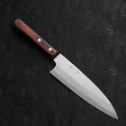 Santoku VG-10 Polished Western Black Brown Handle 170mm-Polished-VG-10-Western Handle-[Musashi]-[Japanese-Kitchen-Knives]