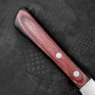 Santoku VG-10 Polished Western Black Red Handle 150mm-Polished-VG-10-Western Handle-[Musashi]-[Japanese-Kitchen-Knives]