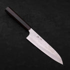 Santoku VG-10 Tsuchime Ebony Wood Handle 180mm-VG-10-Tsuchime-Japanese Handle-[Musashi]-[Japanese-Kitchen-Knives]