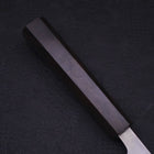 Santoku White Steel #2 Nashiji Ebony Handle 165mm-White steel #2-Nashiji-Japanese Handle-[Musashi]-[Japanese-Kitchen-Knives]