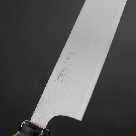 Santoku ZA-18 Damascus Ceramics Dragon Handle 180mm-[Musashi]-[Japanese-Kitchen-Knives]