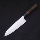 Santoku ZDP-189 Polished Buffalo Chestnuts Handle 180mm-Polished-ZDP-189-Japanese Handle-[Musashi]-[Japanese-Kitchen-Knives]