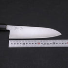 Santoku ZDP-189 Polished Buffalo Chestnuts Handle 180mm-Polished-ZDP-189-Japanese Handle-[Musashi]-[Japanese-Kitchen-Knives]