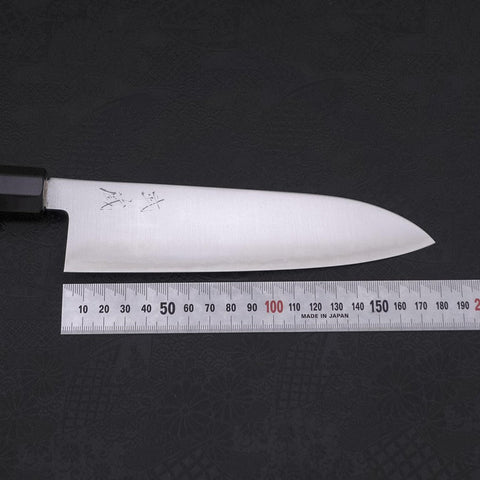 Santoku ZDP-189 Polished Buffalo Chestnuts Handle 180mm-Polished-ZDP-189-Japanese Handle-[Musashi]-[Japanese-Kitchen-Knives]