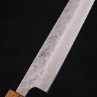 Sujihiki AUS-10 Nashiji Damascus Oak Handle 240mm-AUS-10-Damascus-Japanese Handle-[Musashi]-[Japanese-Kitchen-Knives]