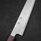 Sujihiki AUS-10 Wave Damascus Purple Urushi Handle 240mm-AUS-10-Damascus-Japanese Handle-[Musashi]-[Japanese-Kitchen-Knives]