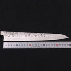 Sujihiki SLD Nashiji Washi Buffalo Magnolia Handle 240mm-SLD-Nashiji Washi-Japanese Handle-[Musashi]-[Japanese-Kitchen-Knives]