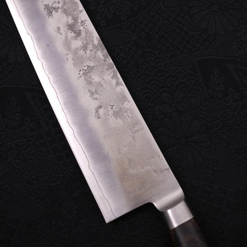 Sujihiki Silver Steel #3 Nashiji Western Handle 270mm-Silver steel #3-Nashiji-Japanese Handle-[Musashi]-[Japanese-Kitchen-Knives]