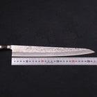 Sujihiki Silver Steel #3 Nashiji Western Handle 270mm-Silver steel #3-Nashiji-Japanese Handle-[Musashi]-[Japanese-Kitchen-Knives]