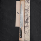 Sujihiki Silver Steel #3 Nashiji Western Handle 270mm-Silver steel #3-Nashiji-Japanese Handle-[Musashi]-[Japanese-Kitchen-Knives]