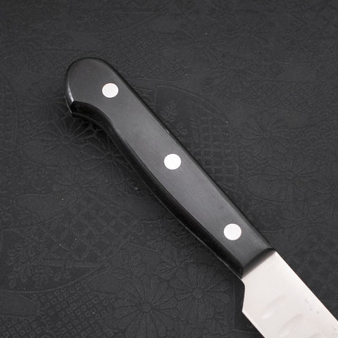 Sujihiki Silver Steel #3 Polished Western Black Handle 210mm-[Musashi]-[Japanese-Kitchen-Knives]