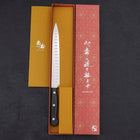 Sujihiki Silver Steel #3 Polished Western Black Handle 210mm-[Musashi]-[Japanese-Kitchen-Knives]