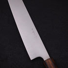 Sujihiki Stainless Clad Blue Super Polished Sumi Urushi Handle 270mm-Blue Super-Kurouchi-Japanese Handle-[Musashi]-[Japanese-Kitchen-Knives]