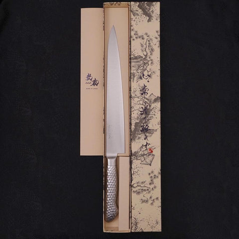 Sujihiki VG-5 Polished Western Handle 270mm-VG-5-Polished-Western Handle-[Musashi]-[Japanese-Kitchen-Knives]