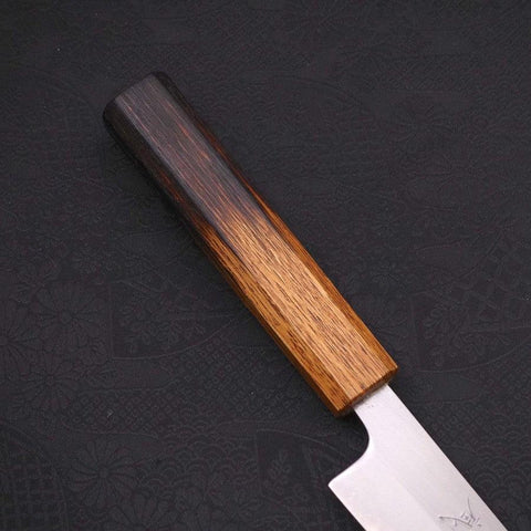 Sujihiki White steel #1 Yaki Urushi Handle 240mm-White steel #1-Polished-Japanese Handle-[Musashi]-[Japanese-Kitchen-Knives]