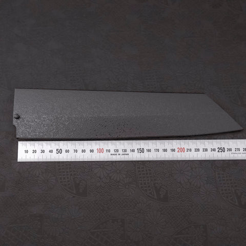 Funda Saya Ishime Negra para Kiritsuke/Bunka con Pasador, 240 milímetros