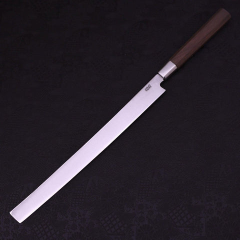 Takohiki White steel #1 Walnut Handle 300mm-White steel #1-Japanese Handle-[Musashi]-[Japanese-Kitchen-Knives]