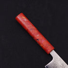 Tsushima Knife Kiritsuke VG-10 Damascus Ocean Red Handle 210mm-VG-10-Damascus-Ocean Handle-[Musashi]-[Japanese-Kitchen-Knives]