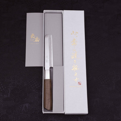 Unagi Silver Steel #3 Walnut Handle 105mm-Silver Steel #3-Japanese Handle-[Musashi]-[Japanese-Kitchen-Knives]