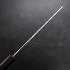 Usuba(Kanto) Honyaki Silver Steel #3 Mirror Ebony Handle 180mm-Silver steel #3-Mirror-Japanese Handle-[Musashi]-[Japanese-Kitchen-Knives]