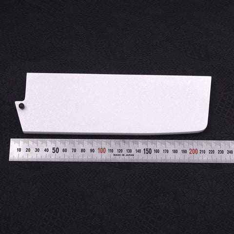 White-Ishime Saya Sheath for Nakiri Knife with Pin, 165mm-[Musashi]-[Japanese-Kitchen-Knives]