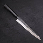 Yanagi Kiritsuke Blue steel #2 Kurouchi Buffalo Ebony Handle 240mm-Blue steel #2-Kurouchi-Japanese Handle-[Musashi]-[Japanese-Kitchen-Knives]