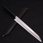 Yanagi Kiritsuke Silver steel #3 Mirror Buffalo Ebony Handle 270mm-Silver steel #3-Japanese Handle-[Musashi]-[Japanese-Kitchen-Knives]