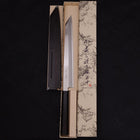 Yanagi Kiritsuke Sliver steel #3 Mirror Buffalo Ebony Handle 270mm-Silver steel #3-Japanese Handle-[Musashi]-[Japanese-Kitchen-Knives]