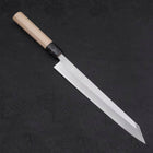 Yanagi Kiritsuke White steel #2 Kasumi Buffalo Magnolia Handle 240mm-Blue steel #2-Kasumi-Japanese Handle-[Musashi]-[Japanese-Kitchen-Knives]