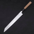 Yanagi Kiritsuke White steel #2 Kasumi Buffalo Magnolia Handle 270mm-White steel #2-Kasumi-Japanese Handle-[Musashi]-[Japanese-Kitchen-Knives]