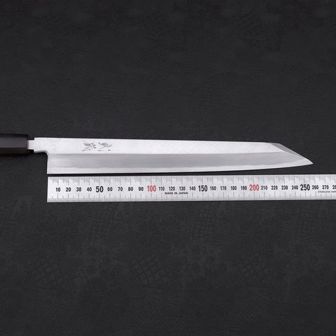 Yanagi Kiritsuke White steel #2 Kasumi Buffalo Magnolia Handle 270mm-White steel #2-Kasumi-Japanese Handle-[Musashi]-[Japanese-Kitchen-Knives]