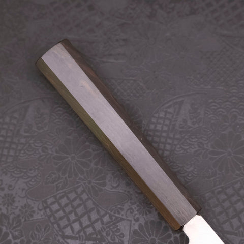 Yanagiba AUS-10 Polished Ebony Handle 240mm-AUS-10-Polished-Japanese Handle-[Musashi]-[Japanese-Kitchen-Knives]