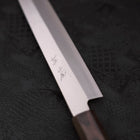 Yanagiba AUS-10 Polished Ebony Handle 270mm-AUS-10-Polished-Japanese Handle-[Musashi]-[Japanese-Kitchen-Knives]