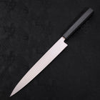 Yanagiba AUS-8 Polished Dark Blue Urushi Handle 240mm-AUS-8-Polished-Japanese Handle-[Musashi]-[Japanese-Kitchen-Knives]